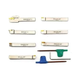 OSCARBIDE Juego de 7 piezas de mango CNC de 38 pulgadas