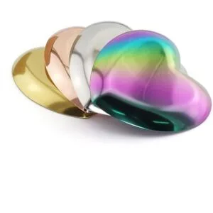 JCBIZ Bandeja de almacenamiento de metal con forma de_6