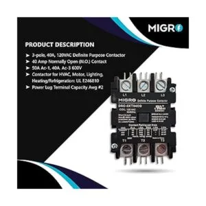 Contactor de uso definido de 50 amperios de 3 polos_2