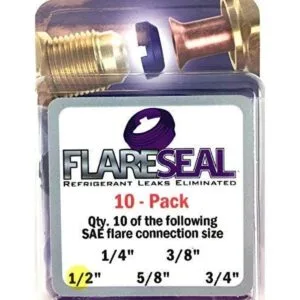 FlareSeal Paquete de 10 unidades FS0810PK Ajuste de sello_1