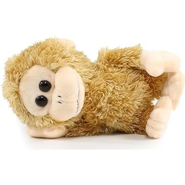 ICE KING BEAR Juguete de peluche de mono dorado recién_5
