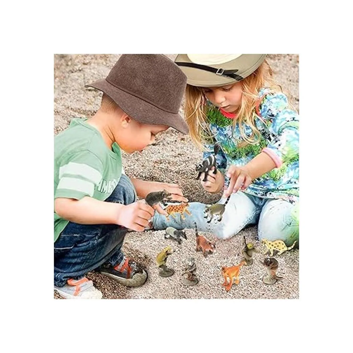 ArtCreativity Juego de 12 figuras de selva tropical Mini_4