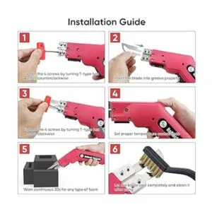 RoMech Cortador de tela de 100 W cuchillo caliente