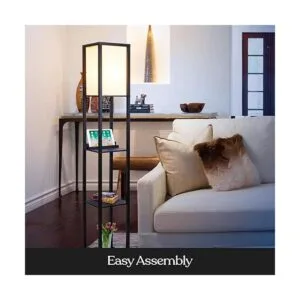 Brightech Maxwell Lámpara de pie moderna con puertos USB_4