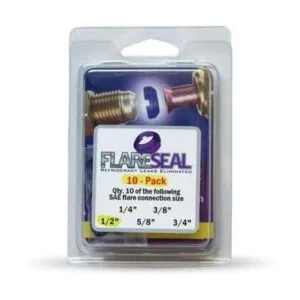 FlareSeal Paquete de 10 unidades FS0810PK Ajuste de sello_6