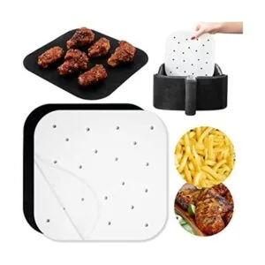 Papel pergamino para freidora de aire XL a XXL compatible_1