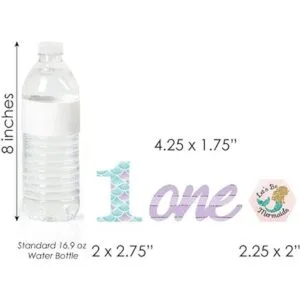 Cortes de fiesta de primer cumpleaños diseño con texto en_4