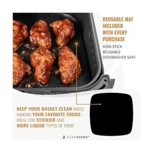 Papel pergamino para freidora de aire XL a XXL compatible_6