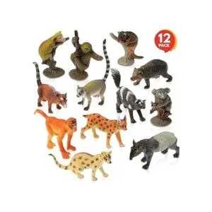 ArtCreativity Juego de 12 figuras de selva tropical Mini_2