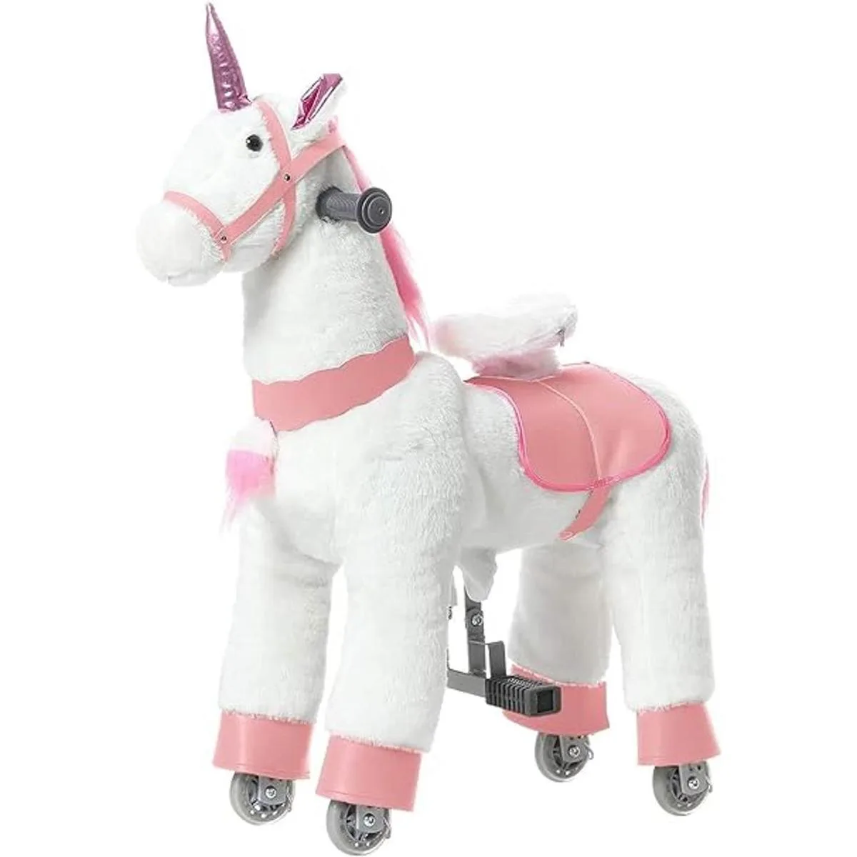 JoJoPooNy Juguetes de unicornio para niñas montar en_1
