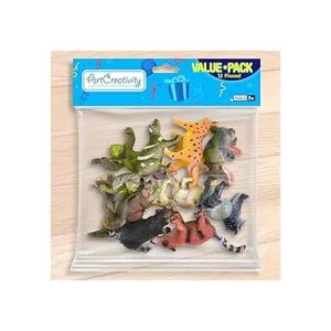 ArtCreativity Juego de 12 figuras de selva tropical Mini_3