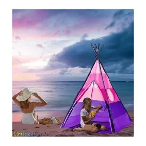 LimitlessFunN Teepee Tienda de campaña para niños con_3