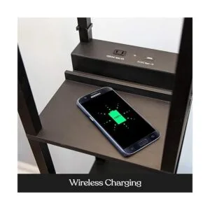 Brightech Maxwell Lámpara de pie moderna con puertos USB_5