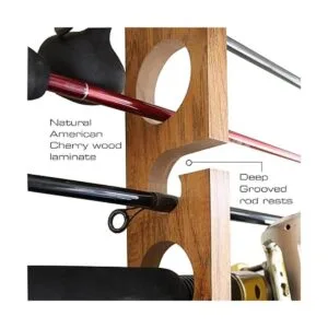 Rush Creek Creations 11 Fishing Rod Storage Rack for_2