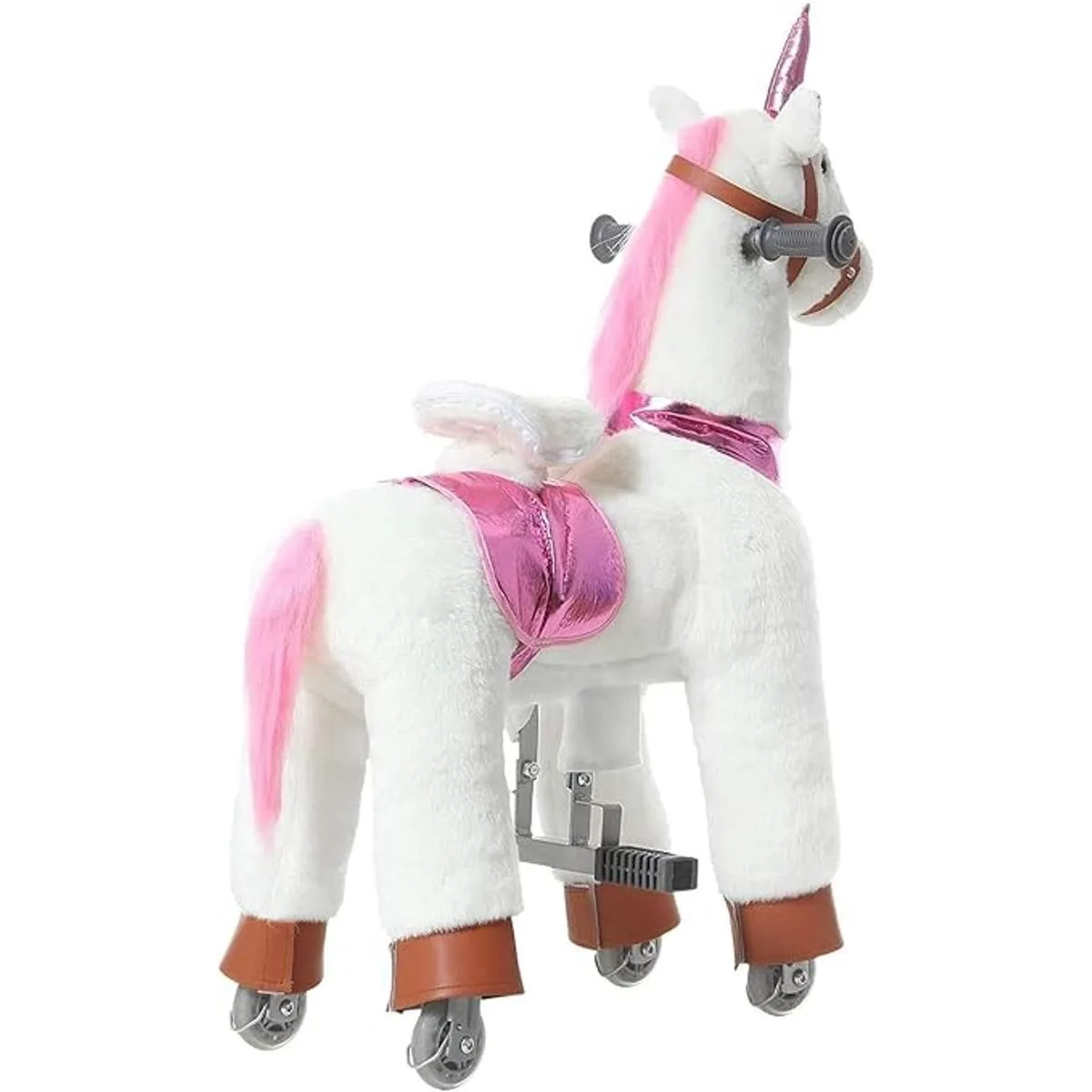 JoJoPooNy Juguetes de unicornio para niñas montar en_2