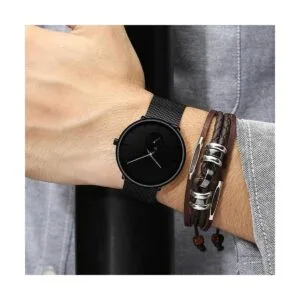 Mens Watches UltraThin Minimalist Waterproof Fashion_4