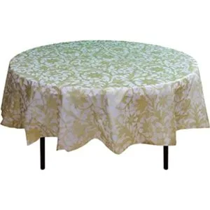 Exquisite Paquete de 12 manteles de plástico redondos de_1