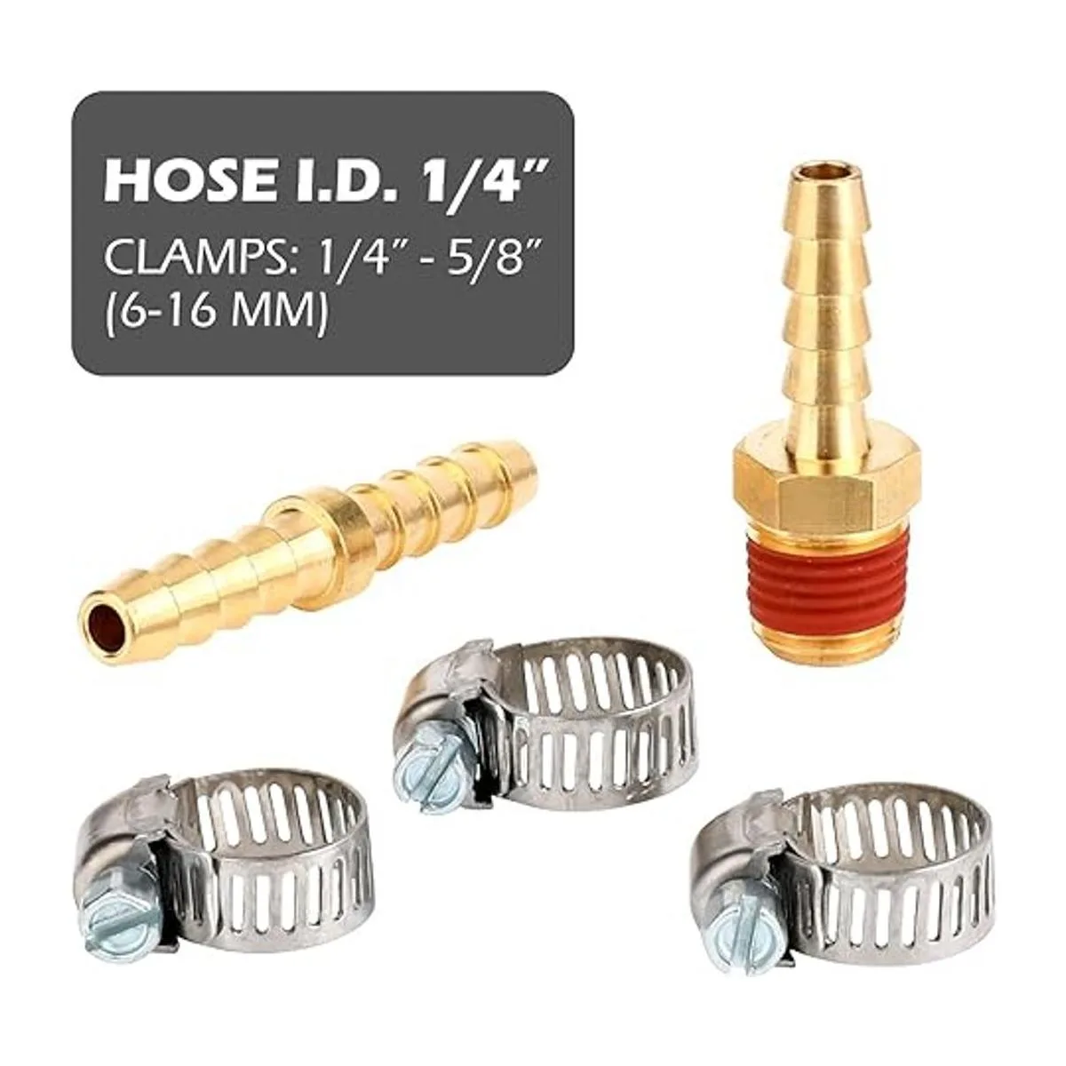 Hromee Air Hose Fittings 14 Inch NPT Brass Quick Connect_4