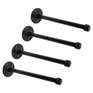 Home TZH Soporte de estante de 0.5 in 4 unidades