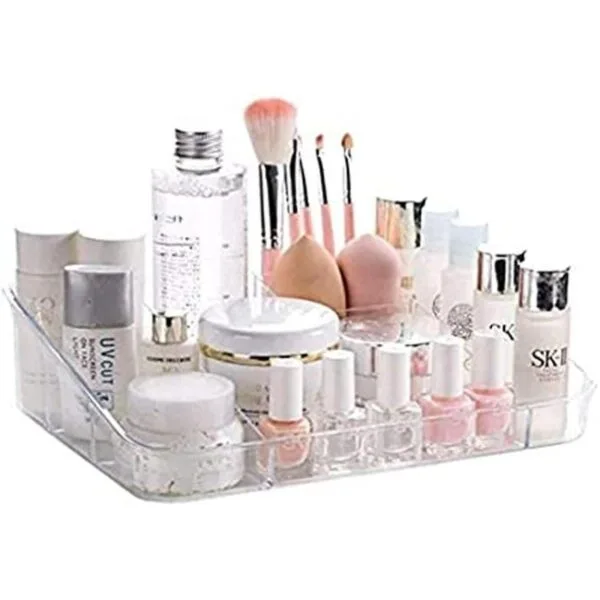 SUNFICON Bandeja organizadora de maquillaje vitrina de