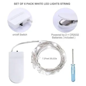 TingMiao serie de luces LED con estrellas luces de hada;