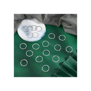 PH PandaHall UNICRAFTABLE 50 anillos de aleación de