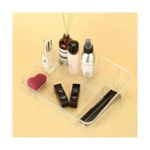 SUNFICON Bandeja organizadora de maquillaje vitrina de