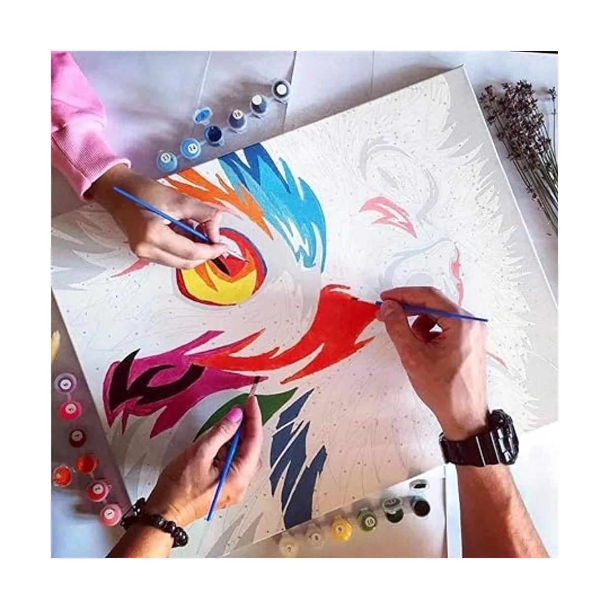 Komking Pintura por números para niños y adultos pintura_4