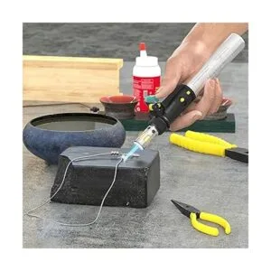 LEXIVON Juego de sopletes de butano para soldadura Negro_5