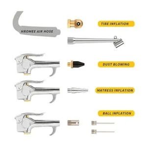 Hromee Air Hose Fittings 14 Inch NPT Brass Quick Connect_2