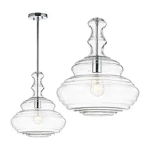 JONATHAN Y JYL6402A Bettina Colgante de cristal y metal_1