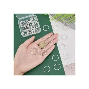 PH PandaHall UNICRAFTABLE 50 anillos de aleación de