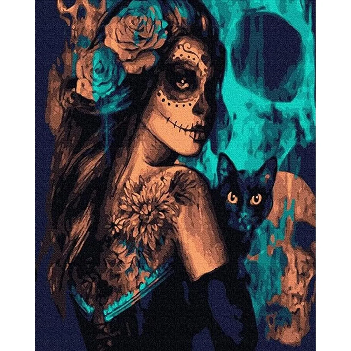 Komking Pintura por números para niños y adultos pintura_1