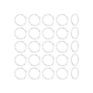 PH PandaHall UNICRAFTABLE 50 anillos de aleación de