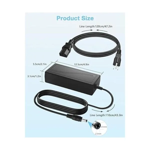 Aclorol 12 V fuente de alimentación 12 V 6 A 72 W 100 V240_5