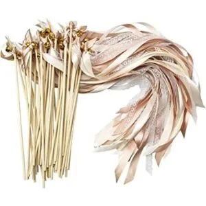 Cieovo Paquete de 50 varitas de hadas de cinta_1