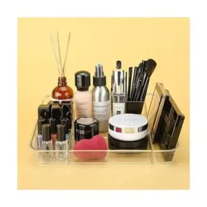 SUNFICON Bandeja organizadora de maquillaje vitrina de