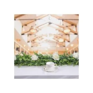 Artiflr Guirnalda de vides artificiales de eucalipto