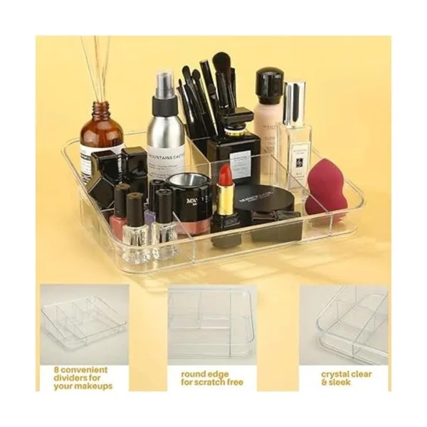 SUNFICON Bandeja organizadora de maquillaje vitrina de