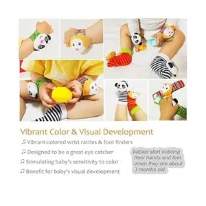Kiesyo Juguetes para bebés de 0 3 6 12 meses sonajeros_4