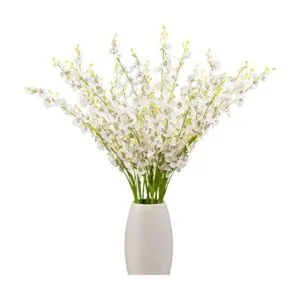 BOMAROLAN Flores falsas de seda de orquídeas artificiales