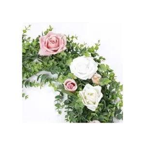 Artiflr Guirnalda de vides artificiales de eucalipto