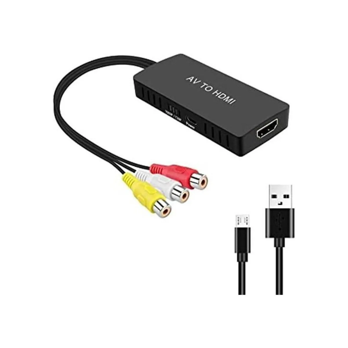 RuiPuo Convertidor RCA a HDMI adaptador compuesto a HDMI_1