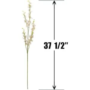 BOMAROLAN Flores falsas de seda de orquídeas artificiales