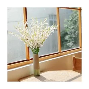 BOMAROLAN Flores falsas de seda de orquídeas artificiales