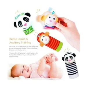 Kiesyo Juguetes para bebés de 0 3 6 12 meses sonajeros_3