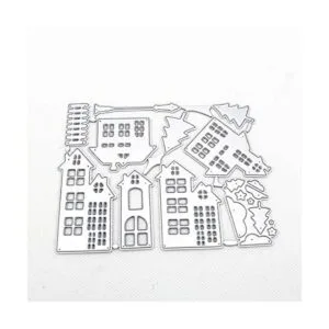 MosBug Forest Village House Troqueles de corte de metal_5