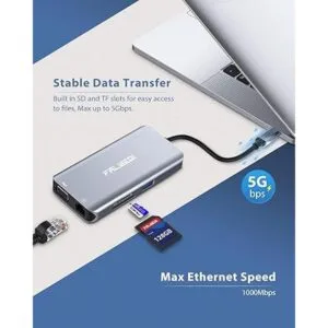 Hub USB C adaptador tipo C adaptador Falwedi 10 en 1 con_6