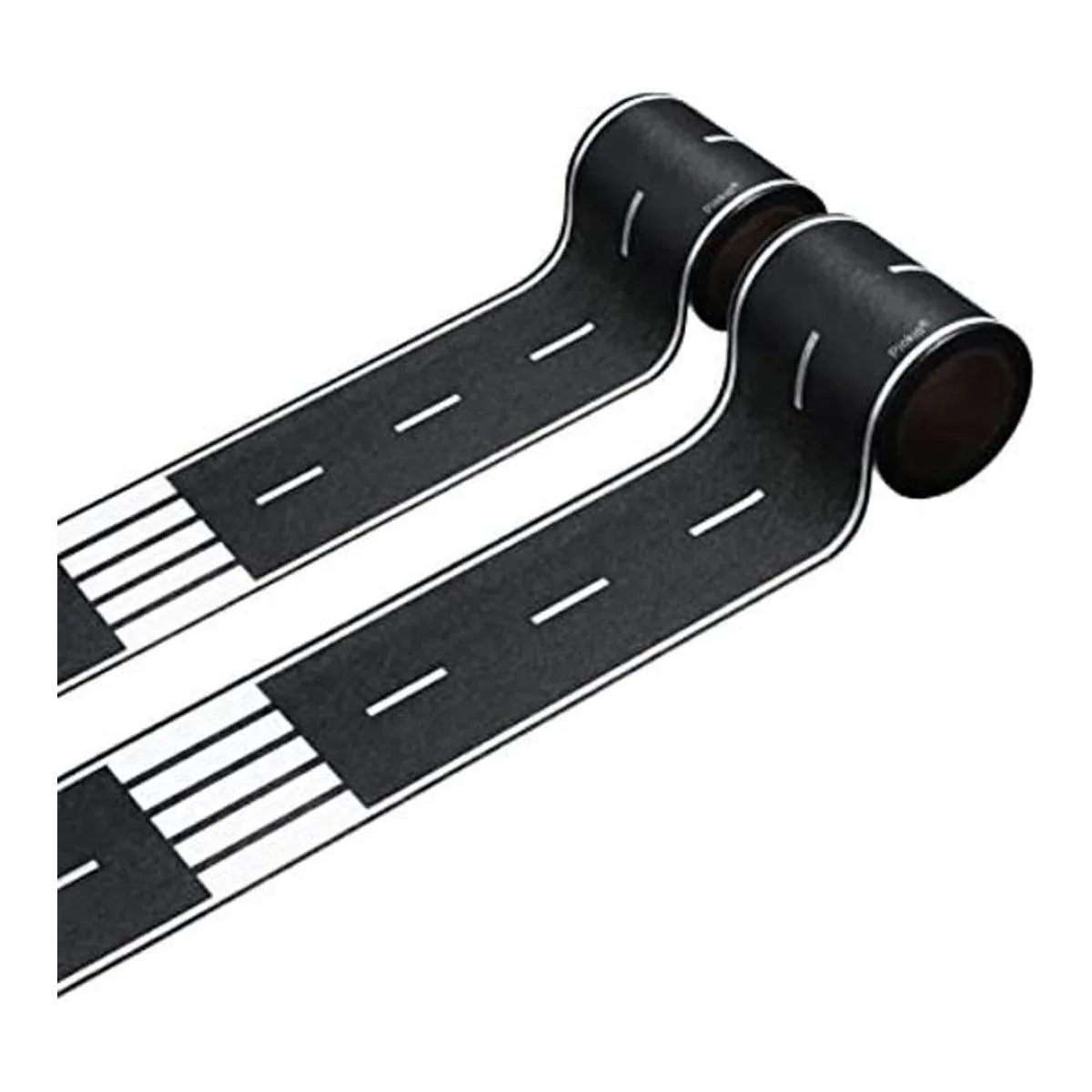 Piokio 2 rollos de cinta negra para pista de carretera_1