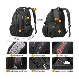 Mochila grande para laptop de 17 pulgadas duradera XL_4